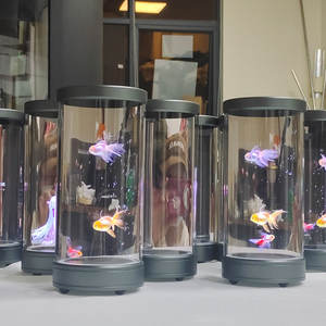 <span class=keywords><strong>Cabinet</strong></span> holographique interactif Plug&Play de 5,5, 10,1, 21,5 et 75 pouces, tube holographique, affichage cylindrique 3D pour les centres scientifiques - Product Image 5