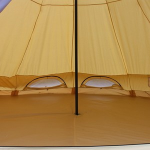 Yurt mongol portable imperméable 3000 mm UV50+ pour camping extérieur quatre saisons avec armature droite - Product Image 4