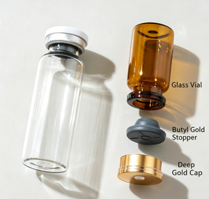 3ml 5ml 10ml Borosilicate Glass Vials with Rubber <b>Stopper</b> Hot Stamping and Custom Packaging Box - Product Image 5