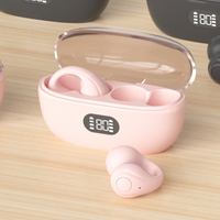 Auriculares de Conducción Ósea SIBYL Modelo Privado, Color Negro, Inalámbricos 2023, con Clip para la Oreja
