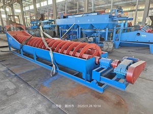 เครื่องจำแนกประเภทแบบเกลียวที่ทนทานเครื่องซักทำเหมืองที่แข็งแรงพร้อมเกียร์ขนาดเล็กแบบพกพาสำหรับการฟอกแร่ - Product Image 4