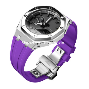 Kit Mod para GA2100 Bisel de metal para <span class=keywords><strong>Casio</strong></span> Modificación Caja de reloj de goma Caja brillante de acero inoxidable para <span class=keywords><strong>Casio</strong></span> GA 2100 con tornillo - Product Image 5