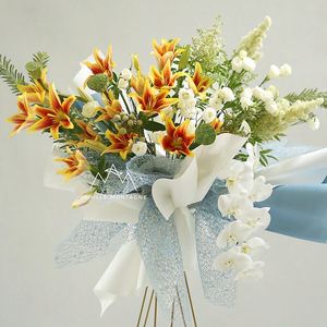 Korean Classical 50cm*5Y Flower Wrapping Mesh DIY Bouquet Supplies Wedding Decoration Flower Wrapper - Product Image 3