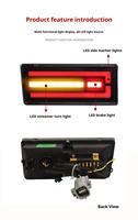 Accesorios para Auto YBJ, Reflector de Esquina, Luz Trasera de Freno para Landcruiser LC71/LC76/LC79 2022, Luz LED Roja para Parachoques Trasero de SUV, 12V, Garantía de 12 Meses