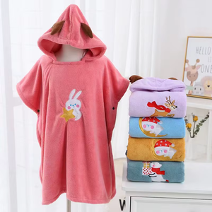 Bata de Baño Infantil con Logotipo Personalizado, Diseño de Estampado Animal de Secado Rápido, Suave y Transpirable con Estilo Sencillo - Product Image 3