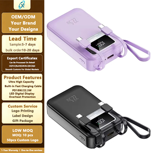 Batería Externa Portátil de Carga Rápida con el Mejor Precio, Batería de Polímero de Litio PD22.5W con Pantalla LED Digital de 20000mAh Tipo-C Universal para Teléfono Inteligente - Product Image 1