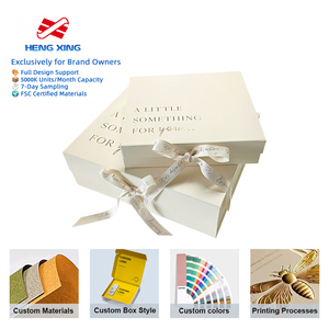 Caja de Regalo Magnética de Cartón Personalizada HENGXING, Embalaje de Lujo con Cinta para Pequeñas Empresas - Product Image 1