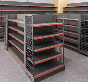 Espositore di alta qualità a doppia faccia per supermercati comoda libreria metallica negozio di alimentari farmacia espositore per comodità - Product Image 1