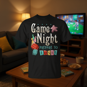 Camiseta para la Noche de Juegos, Conjunto Familiar a Juego, Ropa Divertida para la Noche de Juegos - Product Image 3
