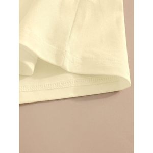 FOXA T-shirt graphique à nœud papillon pour fille, manches courtes, col rond, en coton, pour l'été - Product Image 5