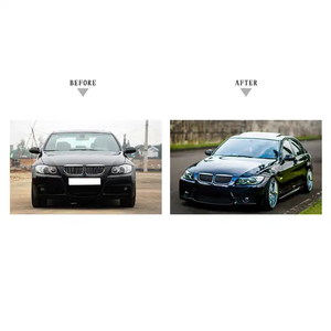 Auto aangepaste M3-stijl bodykits bumper carrosserie motorkap spatbord zijskirts en uitlaatpijp voor BMW 2005-2008 3-serie E90 M3 - Product Image 3