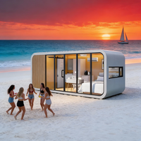 XULV Maison préfabriquée de luxe moderne en acier et verre, cabine capsule spatiale pratique, hébergement mobile écologique, hôtels préfabriqués pour le tourisme