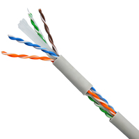 Cable Ethernet Cat6 UTP de Cobre Sólido BC, Suministro Directo de Fábrica, 4 Pares, 24AWG, 250MHz, 305m/caja, PVC, Cable LAN Personalizado