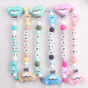 <span class=keywords><strong>AliExpress</strong></span> nueva forma de Koala suave silicona bebé chupete cadena Clip Anti-caída diente goma juguete mordedores infantiles - Product Image 2