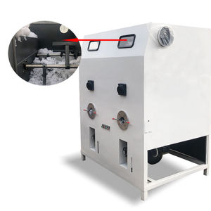 Machine semi-automatique de fabrication de nounours à double station et de remplissage de fibres Machine de remplissage de fibres d'oreillers en coton pour jouets - Product Image 1