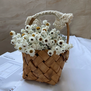 Bouquet de fleurs séchées naturelles d'Ammobium Alatum (<span class=keywords><strong>Fleur</strong></span> éternelle ailée) <span class=keywords><strong>et</strong></span> de marguerites séchées pour la décoration intérieure – Vente en gros - Product Image 5