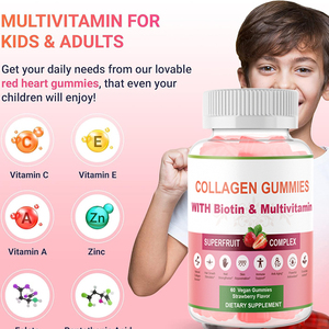 OEM ODM Gummies Vitamina COLÁGENO Biotina Multivitamina Gummies Cabello Uña Crecimiento DE LA <span class=keywords><strong>PIEL</strong></span> Gummy Candy Suplemento dietético para mujeres - Product Image 3