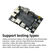 Módulo Detector de Secuencia de Cables Multifuncional con Alimentación por Batería CR1220 y USB Tipo-C para Cables de Red e Impresora