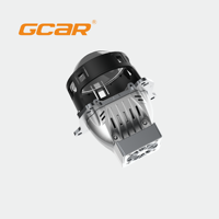GCAR 2026 Nuevo Proyector LED Bi-LED de 3 Pulgadas R6 MAX TIR con Doble Reflector de 65W, Lente de Proyector para Faros Delanteros Universales para Automóviles