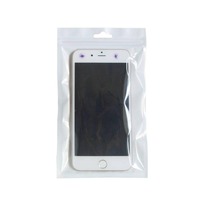 Sacs en plastique transparents à fermeture éclair sur mesure, sacs d'emballage pour accessoires électroniques, étuis pour téléphone transparents avec trou de suspension