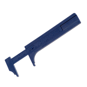 Taşınabilir hafif plastik sürmeli kumpas 0-80mm takı inciler boncuk çapı ölçme boyutlandırma aracı ölçer - Product Image 4