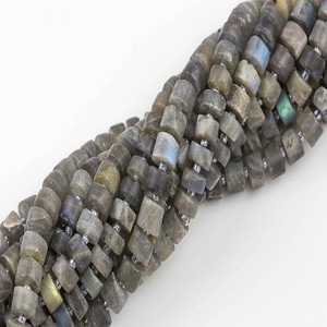 Perles Heishi en labradorite naturelle de haute qualité, plates, rondes, lisses, en forme de roue, pour la fabrication de bijoux, vente en gros - Product Image 4