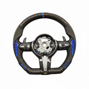 Volante de Fibra de Carbono para <span class=keywords><strong>BMW</strong></span> X6 G06 X7 G07 G16 Serie 8 G87 M2 M1 M2 Lci F80 M3 G80 E46 E93 E92 E9x M4 F82 G82 - Product Image 5