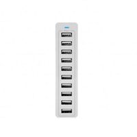 Cargador de teléfono multifunción de alta venta, 60W 5V/12A, para teléfonos móviles, tabletas, multipuerto, de alta potencia, con 10 puertos USB, adaptador de corriente.