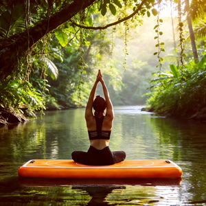 Esterilla de <span class=keywords><strong>Yoga</strong></span> Flotante Portátil Antideslizante para Hoteles, Resorts y Retiros de <span class=keywords><strong>Yoga</strong></span> - Product Image 1