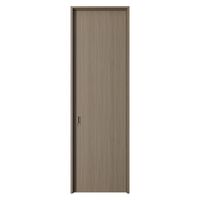 Porte intérieure moderne Tali en WPC et aluminium, insonorisée, pré-montée avec cadre et panneau, idéale pour chambre, appartement, rénovation de maison