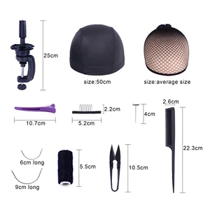 1 Set <span class=keywords><strong>de</strong></span> Soporte <span class=keywords><strong>de</strong></span> Exhibición <span class=keywords><strong>de</strong></span> Pelucas <span class=keywords><strong>de</strong></span> Lona, Kit <span class=keywords><strong>de</strong></span> Accesorios para Cabeza <span class=keywords><strong>de</strong></span> Maniquí <span class=keywords><strong>de</strong></span> Entrenamiento para Hacer Extensiones <span class=keywords><strong>de</strong></span> <span class=keywords><strong>Cabello</strong></span> - Product Image 2