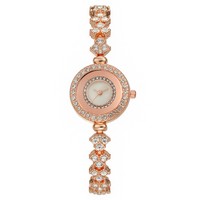 Jam Tangan Quartz Model Gelang Wanita Bertabur Berlian Penuh, Ramah Lingkungan, Fashion Lintas Batas, Produk Terlaris Perdagangan Luar Negeri