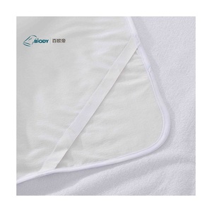 Protège-<span class=keywords><strong>matelas</strong></span> en microfibre éponge Mahjong, imperméable et antibactérien, taille King, pour usage hôtelier - Product Image 2