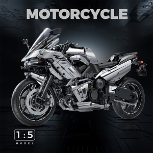 HW 2156 Teile 1:5 Motorrad DIY Bausteine Hochleistungs-Technik-Bausteine Spielzeug Kleine Konstruktionsspielzeuge Sportwagen Box-Sets - Product Image 2