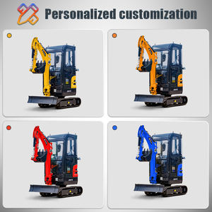 รถขุดขนาดเล็กแบบตีนตะขาบยาง ได้รับการรับรองมาตรฐาน EPA  ใช้งานได้กับสนามหญ้า  ยึดเกาะพื้นดินได้ดี เหมาะสำหรับใช้งานในพื้นที่ที่อยู่อาศัยและฟาร์ม - Product Image 2