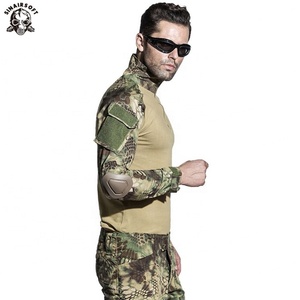 Traje Táctico de Combate BDU Camuflaje para Caza, para Hombre, con Rodilleras y Coderas, Pantalones de Paintball, Uniforme de Seguridad - Product Image 2