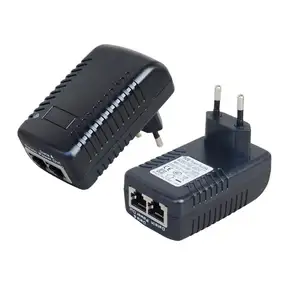 1000M passive and active poe injector with US EU AU UK plugs and CE FCC UL GS certifications