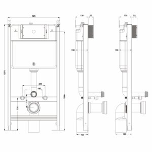 Tanque oculto para Empolo Guangdong, marco de inodoro colgado en la pared con doble válvula, ahorro de agua oculto, tanque colgante de plástico, <span class=keywords><strong>Cister</strong></span> - Product Image 2