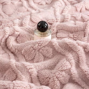 Couverture en molleton d'agneau double couche à usage domestique en taffel couleur unie avec sieste Falai imprimé couvre-lit épaissi diffusion en direct - Product Image 2
