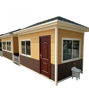<span class=keywords><strong>Casa</strong></span> Contenedor Prefabricada Ecológica de 20 pies/40 pies con Techo Inclinado, <span class=keywords><strong>Casa</strong></span> Modular Desmontable de Acero Ligero para Uso Temporal en Exteriores - Product Image 2