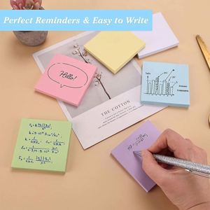 800 Sheet Self-Adhesive Transparent Sticky Notes Memo <b>Pads</b> for Students Removable Reminders - Product Image 3