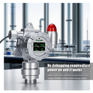 Fixe 4 en 1 H2 NO2 NO NH3 Détecteur de concentration de gaz Détecteur de gaz hydrogène ammoniac CO CO2 O3 CL2 Analyseur H2S VOC H2 HCN Alarme - Product Image 5