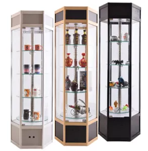 2023 Mobile Shop Showcase /Tempering Glass Display Cabinet With Lock /Commercial Glass Cabinet For Living Room