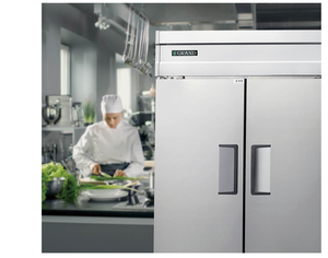 Réfrigérateurs WOOSUNG à refroidissement par ventilateur, 65 pieds cubes, 3 portes, acier inoxydable, équipement de cuisine commercial numérique, dégivrage automatique - Product Image 4