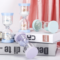 Minuterie de jeu de montre de sable 3 15 minutes 1 5 min sablier moderne dent en plastique enfant sablier visuel pour les enfants brossage
