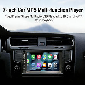 เครื่องเล่น MP5 ในรถยนต์แบบ Double Din ขนาด 7 นิ้ว รองรับการควบคุมพวงมาลัย ภาพถอยหลัง FM BT - Product Image 3