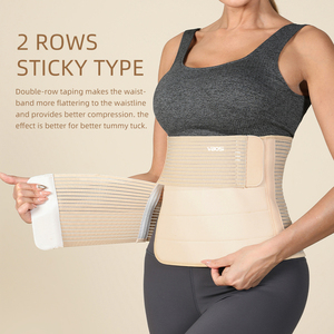 <span class=keywords><strong>Ceinture</strong></span> <span class=keywords><strong>de</strong></span> <span class=keywords><strong>soutien</strong></span> <span class=keywords><strong>lombaire</strong></span> réglable en nylon respirant et léger VBOSI 6252, double compression, <span class=keywords><strong>pour</strong></span> le fitness, le travail et la post-partum - Product Image 3