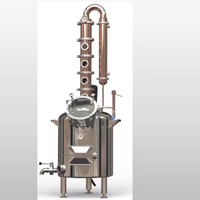 Distillateur domestique 100L/120L/200L Colonne de cuivre distillerie d'alcool Moonshine Petit système de distillation