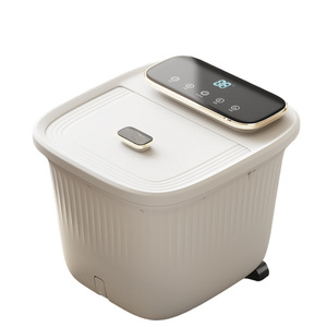 Folding Foot <b>Bath</b> Tub With Constant Temperature Heating Automatic Massage For Home Use White FH638 - Product Image 2