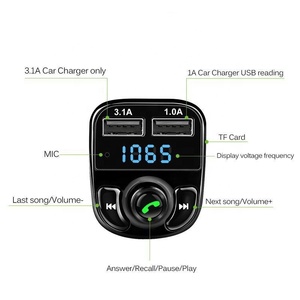 Kép USB Car Charger cho <span class=keywords><strong>Bluetooth</strong></span> Kit không dây <span class=keywords><strong>FM</strong></span> modulator <span class=keywords><strong>transmitter</strong></span> cho máy tính xách tay MP3 Player rảnh tay cắm sử dụng stereo - Product Image 6
